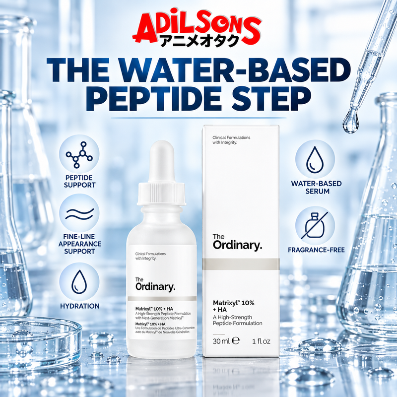 Adilsons creative for The Ordinary Matrixyl 10% + HA 30ml — THE WATER-BASED PEPTIDE STEP