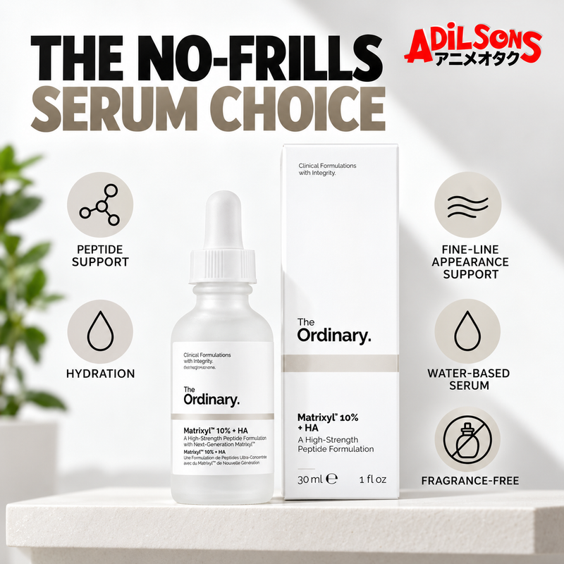 Adilsons creative for The Ordinary Matrixyl 10% + HA 30ml — THE NO-FRILLS SERUM CHOICE