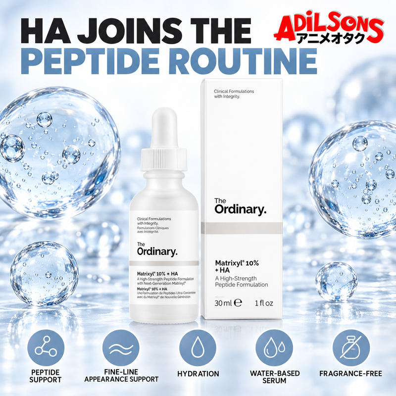 Adilsons creative for The Ordinary Matrixyl 10% + HA 30ml — HA JOINS THE PEPTIDE ROUTINE