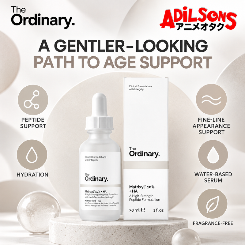 Adilsons creative for The Ordinary Matrixyl 10% + HA 30ml — A GENTLER-LOOKING PATH TO AGE SUPPORT
