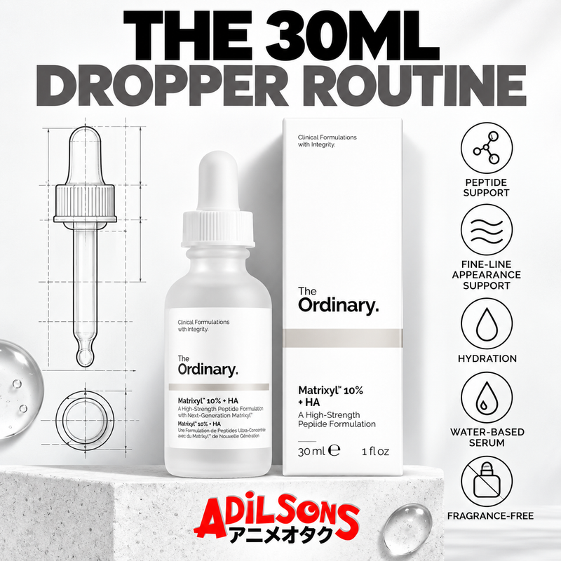 Adilsons creative for The Ordinary Matrixyl 10% + HA 30ml — THE 30ML DROPPER ROUTINE
