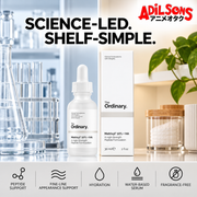 Adilsons creative for The Ordinary Matrixyl 10% + HA 30ml — SCIENCE-LED. SHELF-SIMPLE.