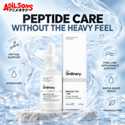 Adilsons creative for The Ordinary Matrixyl 10% + HA 30ml — PEPTIDE CARE WITHOUT THE HEAVY FEEL