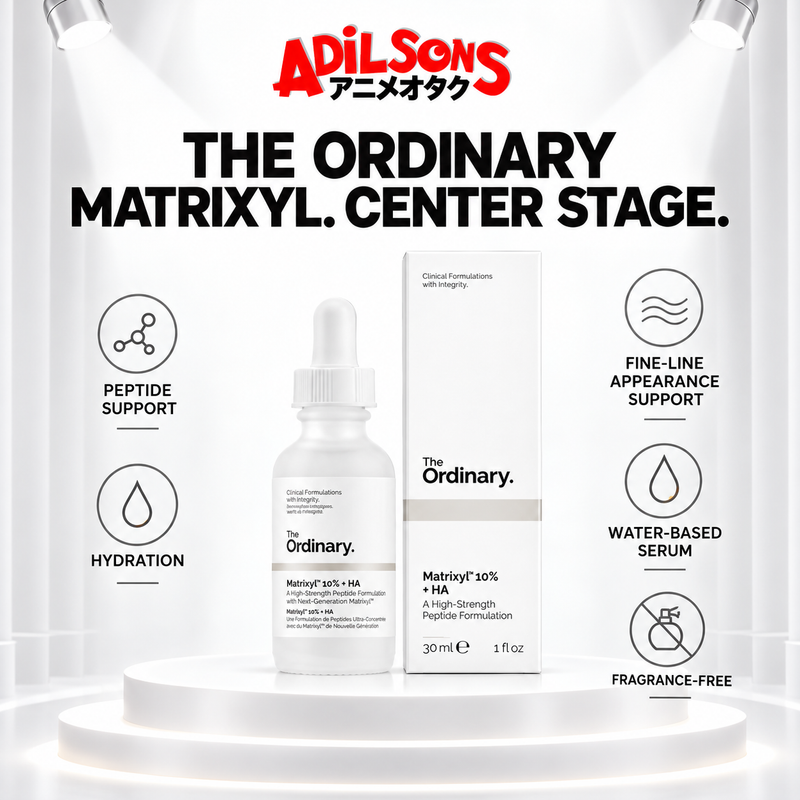 Adilsons creative for The Ordinary Matrixyl 10% + HA 30ml — THE ORDINARY MATRIXYL. CENTER STAGE.