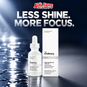 Adilsons creative for The Ordinary Niacinamide 10% + Zinc 1% 30ml — LESS SHINE. MORE FOCUS.