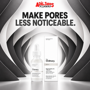 Adilsons creative for The Ordinary Niacinamide 10% + Zinc 1% 30ml — MAKE PORES LESS NOTICEABLE.