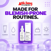 Adilsons creative for The Ordinary Niacinamide 10% + Zinc 1% 30ml — MADE FOR BLEMISH-PRONE ROUTINES.