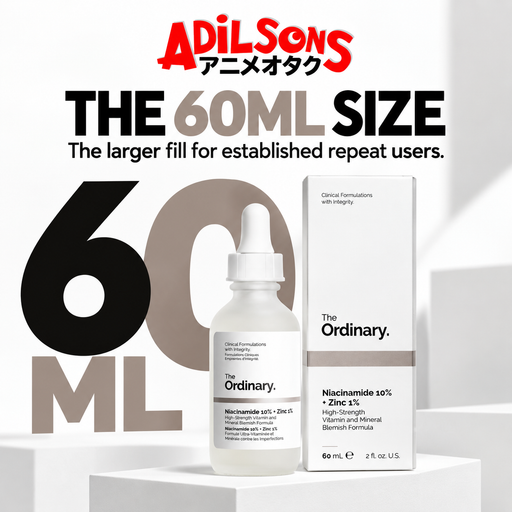 Adilsons Beauty The Ordinary Niacinamide 10% + Zinc 1% 60ml ad: THE 60ML SIZE / The larger fill for established repeat users.