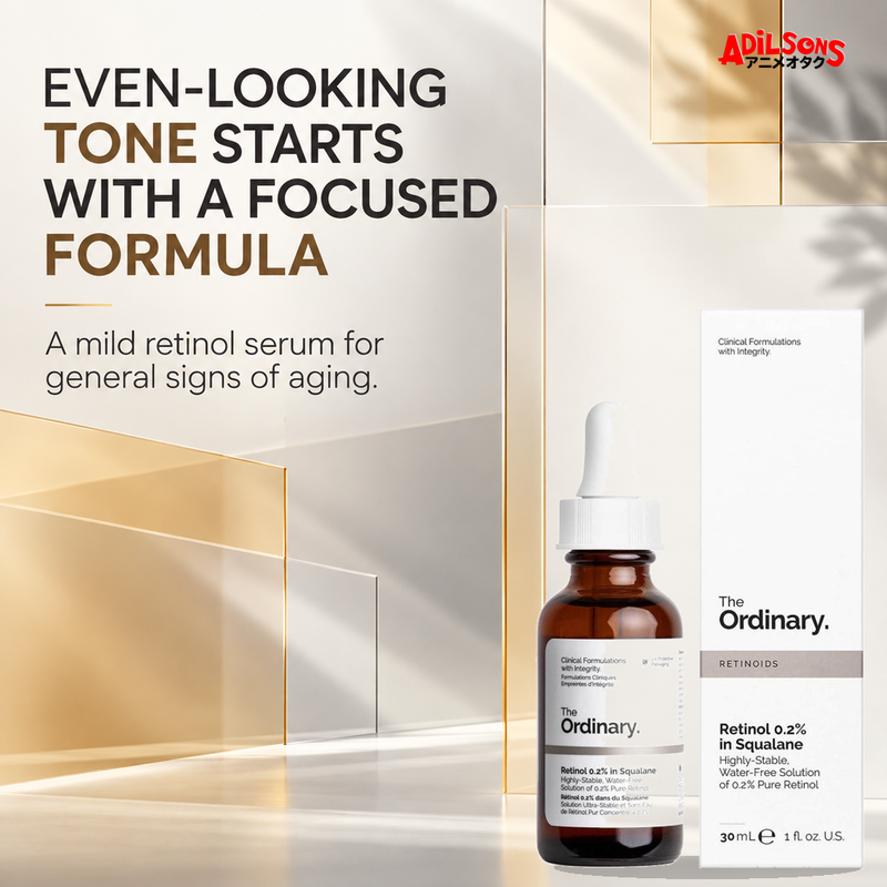 The Ordinary Retinol 0.2% in Squalane 30ml ad — Even-looking tone