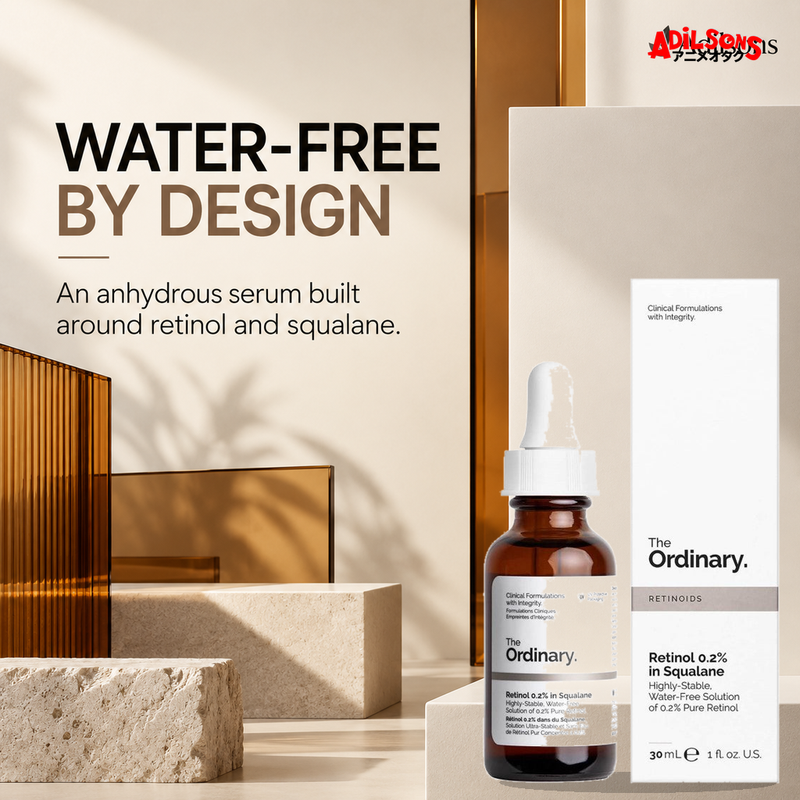 The Ordinary Retinol 0.2% in Squalane 30ml ad — Water-free format