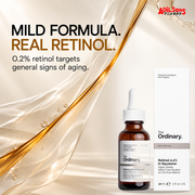 The Ordinary Retinol 0.2% in Squalane 30ml ad — Mild formula with real active