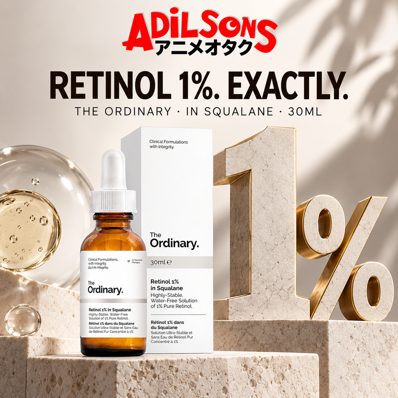 The Ordinary Retinol 1% in Squalane 30ml sales creative: Retinol 1%. Exactly.