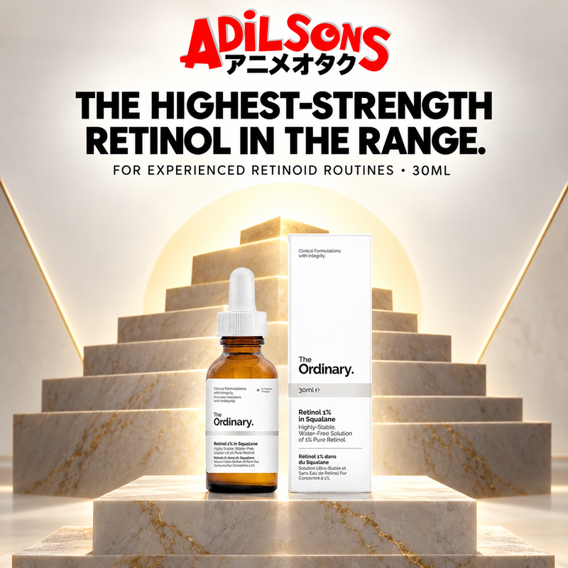 The Ordinary Retinol 1% in Squalane 30ml sales creative: The Highest-Strength Retinol In The Range.