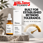 The Ordinary Retinol 1% in Squalane 30ml sales creative: Built For Established Retinoid Tolerance.