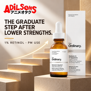 The Ordinary Retinol 1% in Squalane 30ml sales creative: The Graduate Step After Lower Strengths.