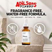 The Ordinary Retinol 1% in Squalane 30ml sales creative: Fragrance-Free, Water-Free Formula.