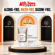 The Ordinary Vitamin C Suspension 23% + HA Spheres 2% ad: ALCOHOL-FREE. WATER-FREE. SILICONE-FREE.