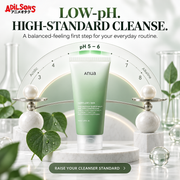 Adilsons creative for Anua Heartleaf Quercetinol Pore Deep Cleansing Foam 150ml — LOW-pH. HIGH-STANDARD CLEANSE.