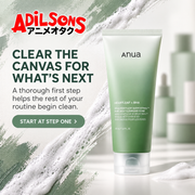 Adilsons creative for Anua Heartleaf Quercetinol Pore Deep Cleansing Foam 150ml — CLEAR THE CANVAS FOR WHAT'S NEXT