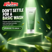 Adilsons creative for Anua Heartleaf Quercetinol Pore Deep Cleansing Foam 150ml — DON'T SETTLE FOR A BASIC WASH