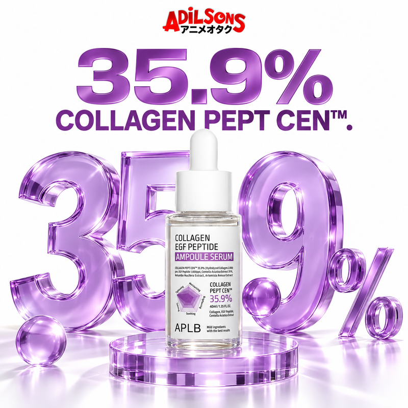 Adilsons creative for APLB Collagen EGF Peptide Ampoule Serum 40ml — 35.9% COLLAGEN PEPT CEN™.