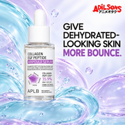 Adilsons creative for APLB Collagen EGF Peptide Ampoule Serum 40ml — GIVE DEHYDRATED-LOOKING SKIN MORE BOUNCE.