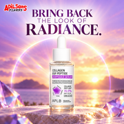 Adilsons creative for APLB Collagen EGF Peptide Ampoule Serum 40ml — BRING BACK THE LOOK OF RADIANCE.