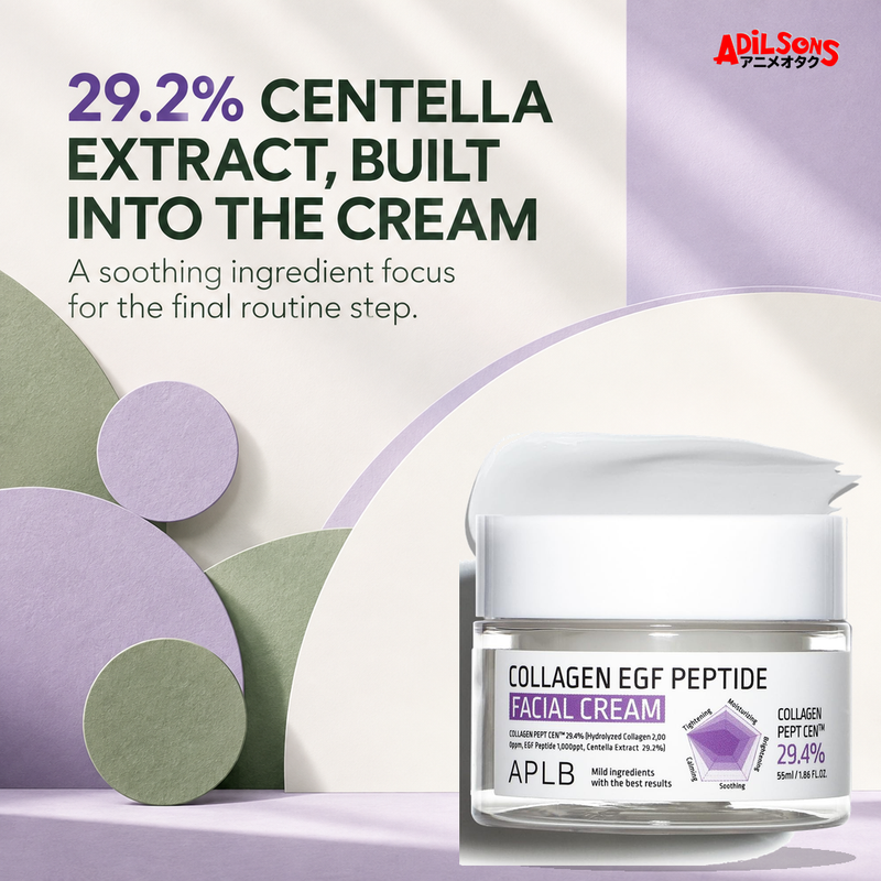 APLB Collagen EGF Peptide Facial Cream 55ml ad — Centella concentration