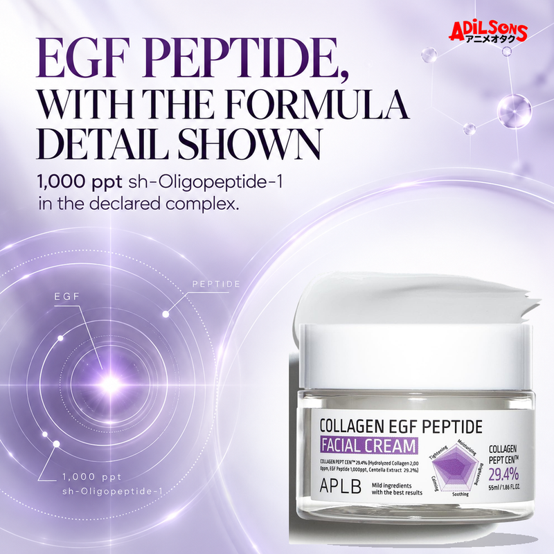 APLB Collagen EGF Peptide Facial Cream 55ml ad — EGF peptide detail