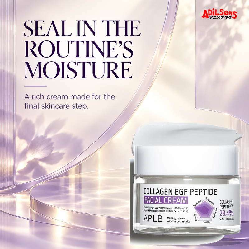 APLB Collagen EGF Peptide Facial Cream 55ml ad — Moisture-sealing role