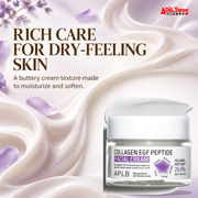 APLB Collagen EGF Peptide Facial Cream 55ml ad — Rich dry-skin care