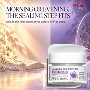 APLB Collagen EGF Peptide Facial Cream 55ml ad — AM or PM use