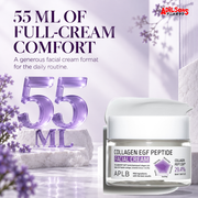 APLB Collagen EGF Peptide Facial Cream 55ml ad — Exact 55 ml size