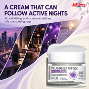 APLB Collagen EGF Peptide Facial Cream 55ml ad — Active-night companion