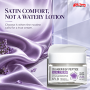 APLB Collagen EGF Peptide Facial Cream 55ml ad — True cream texture
