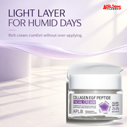 APLB Collagen EGF Peptide Facial Cream 55ml ad — Humidity-conscious amount