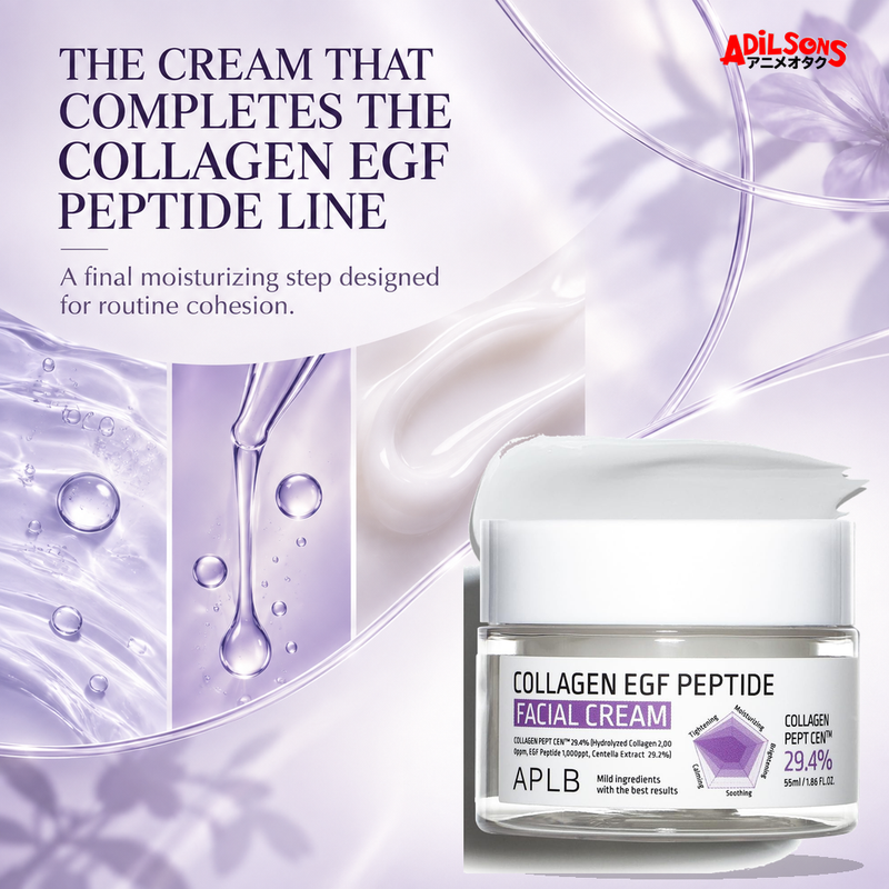 APLB Collagen EGF Peptide Facial Cream 55ml ad — Same-line routine cohesion