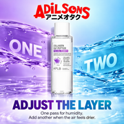 Adilsons Beauty APLB Collagen EGF Peptide Facial Toner 160ml ad: ADJUST THE LAYER / One pass for humidity. Add another when the air feels drier.