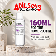 Adilsons Beauty APLB Collagen EGF Peptide Facial Toner 160ml ad: 160ML FOR THE HOME ROUTINE / A full-size toner built for the bathroom shelf.