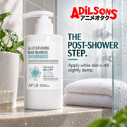 APLB Glutathione Niacinamide Body Lotion 300ml sales creative: The Post-Shower Step.