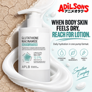 APLB Glutathione Niacinamide Body Lotion 300ml sales creative: When Body Skin Feels Dry, Reach For Lotion.