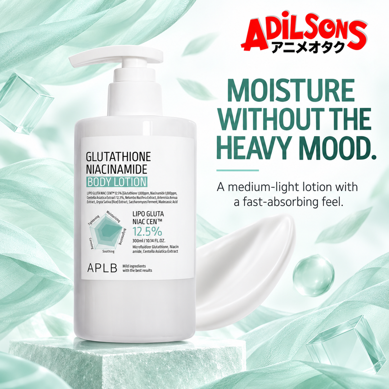 APLB Glutathione Niacinamide Body Lotion 300ml sales creative: Moisture Without The Heavy Mood.