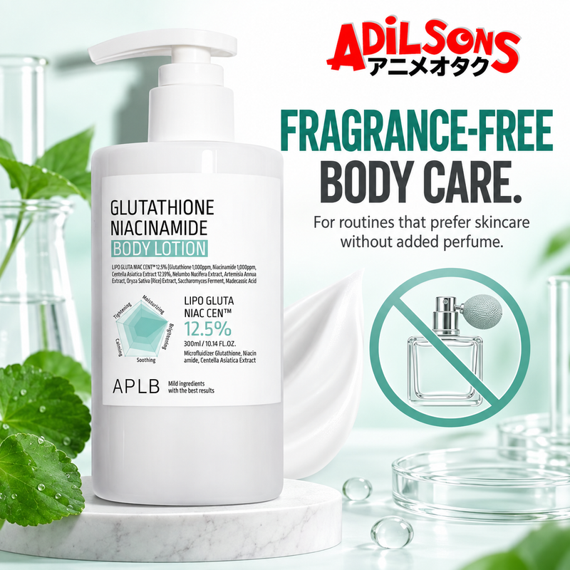APLB Glutathione Niacinamide Body Lotion 300ml sales creative: Fragrance-Free Body Care.
