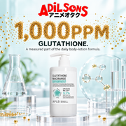APLB Glutathione Niacinamide Body Lotion 300ml sales creative: 1,000Ppm Glutathione.