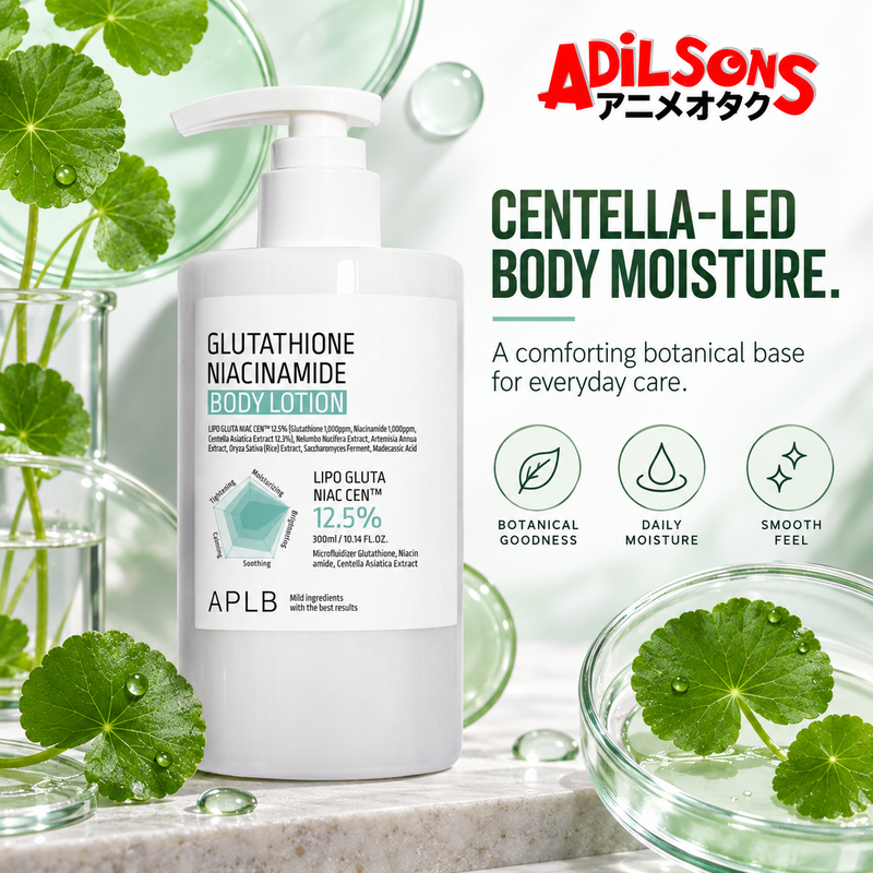 APLB Glutathione Niacinamide Body Lotion 300ml sales creative: Centella-Led Body Moisture.