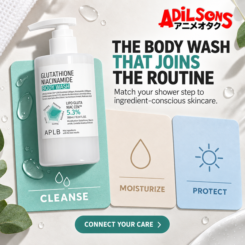 Adilsons creative for APLB Glutathione Niacinamide Body Wash 300ml — THE BODY WASH THAT JOINS THE ROUTINE
