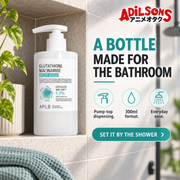 Adilsons creative for APLB Glutathione Niacinamide Body Wash 300ml — A BOTTLE MADE FOR THE BATHROOM