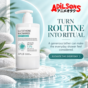 Adilsons creative for APLB Glutathione Niacinamide Body Wash 300ml — TURN ROUTINE INTO RITUAL