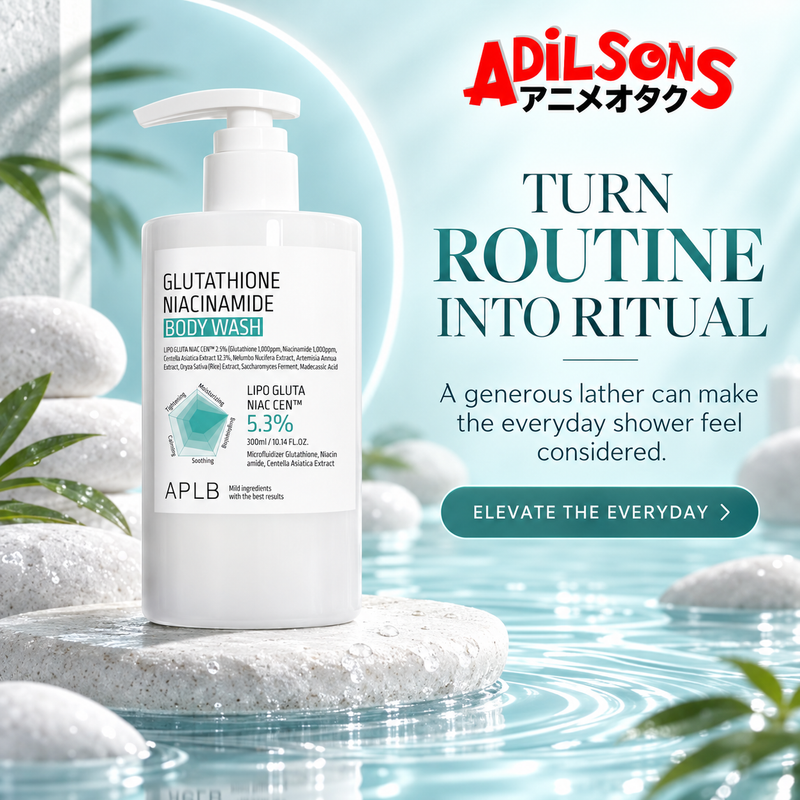 Adilsons creative for APLB Glutathione Niacinamide Body Wash 300ml — TURN ROUTINE INTO RITUAL