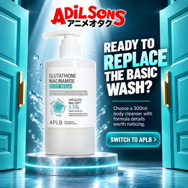 Adilsons creative for APLB Glutathione Niacinamide Body Wash 300ml — READY TO REPLACE THE BASIC WASH?